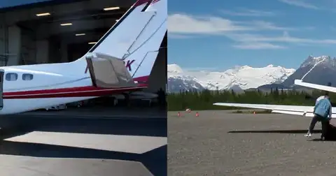 Security Aviation Cessna 441 Conquest II, the aircraft type that crashed near Cape Newenham, Alaska
