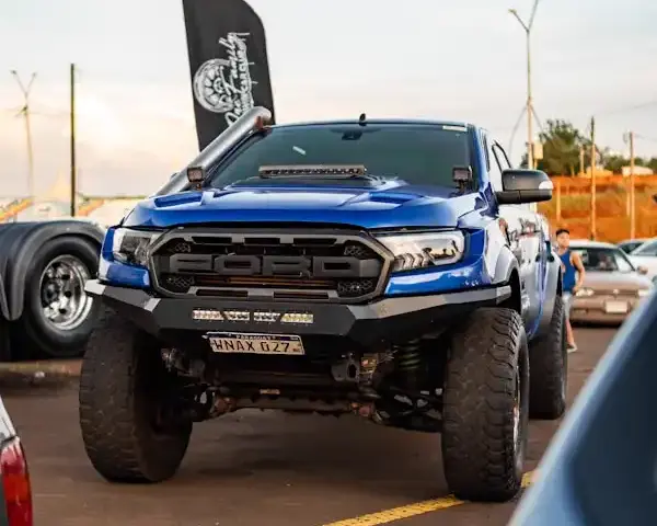 Blue Ford Ranger pickup truck parked outdoors — Ford Australia recall August 2026