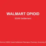 Walmart’s M Opioid Accord Reshapes Pharmacy Screening Standards