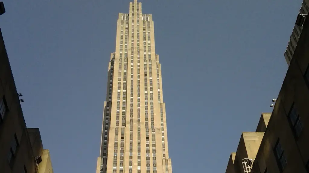 Exterior view of Rockefeller Center in New York City.