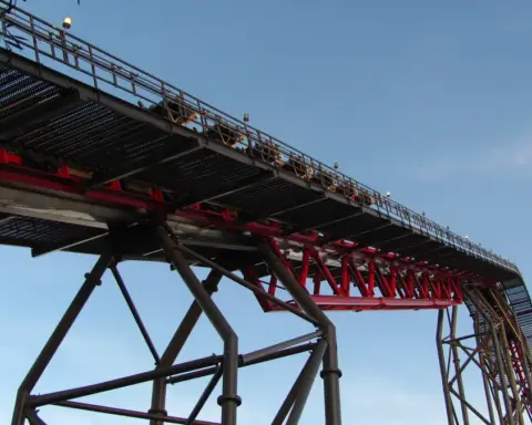X2 roller coaster at Six Flags Magic Mountain in California