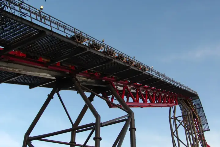 X2 roller coaster at Six Flags Magic Mountain in California