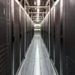Large data centre facility connected to electricity infrastructure
