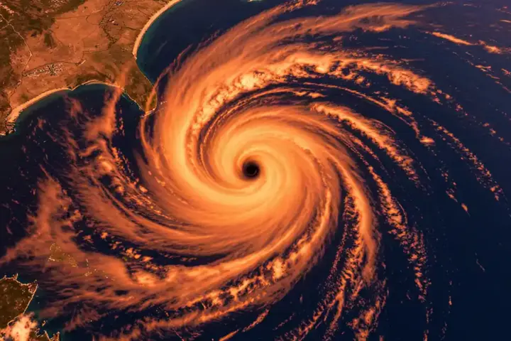 Hurricane Polo satellite image