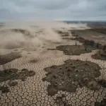 Drought-stricken Oleshky farmland