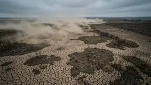 Drought-stricken Oleshky farmland
