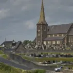 Drumcree Church in Portadown, County Armagh, Northern Ireland.
