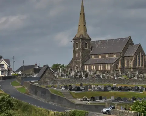 Drumcree Church in Portadown, County Armagh, Northern Ireland.