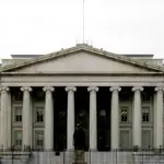 U.S. Treasury Department building in Washington, DC.