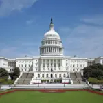 West front of the United States Capitol building in Washington DC