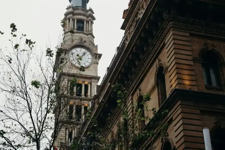 Clock tower in Sydney, Australia
