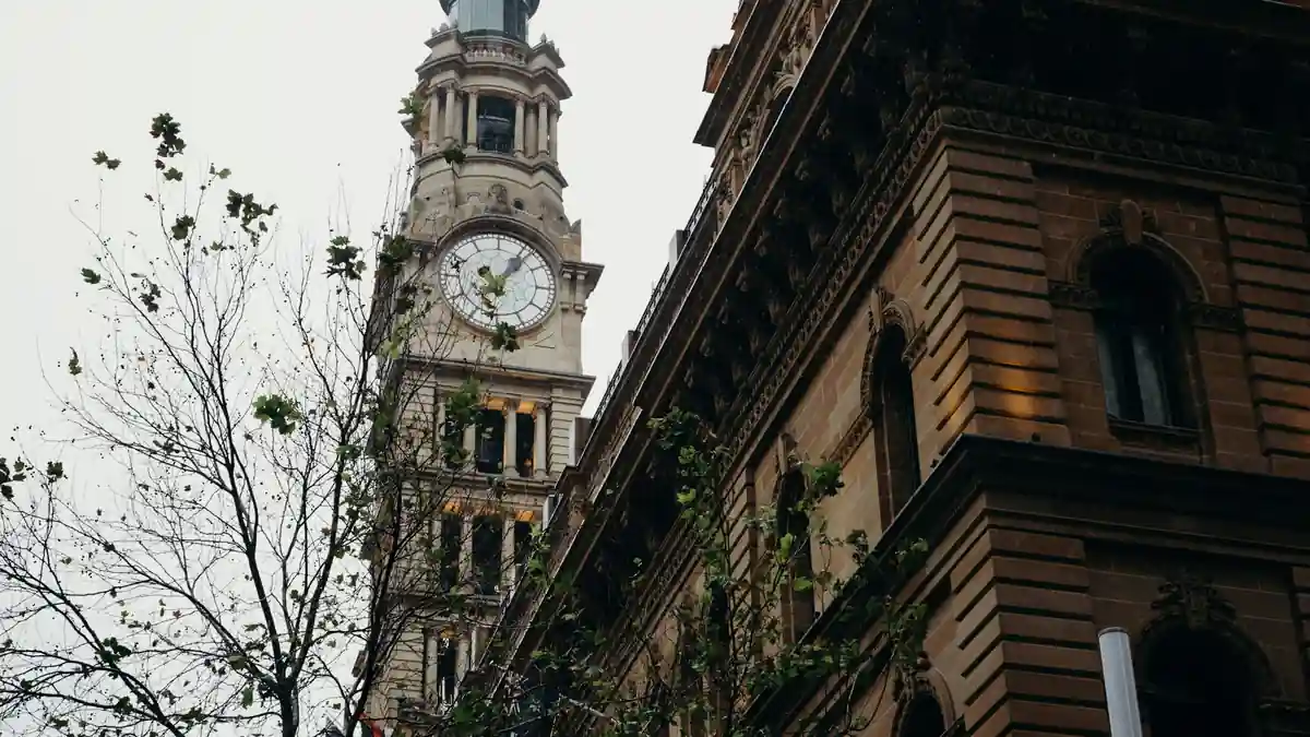 Clock tower in Sydney, Australia