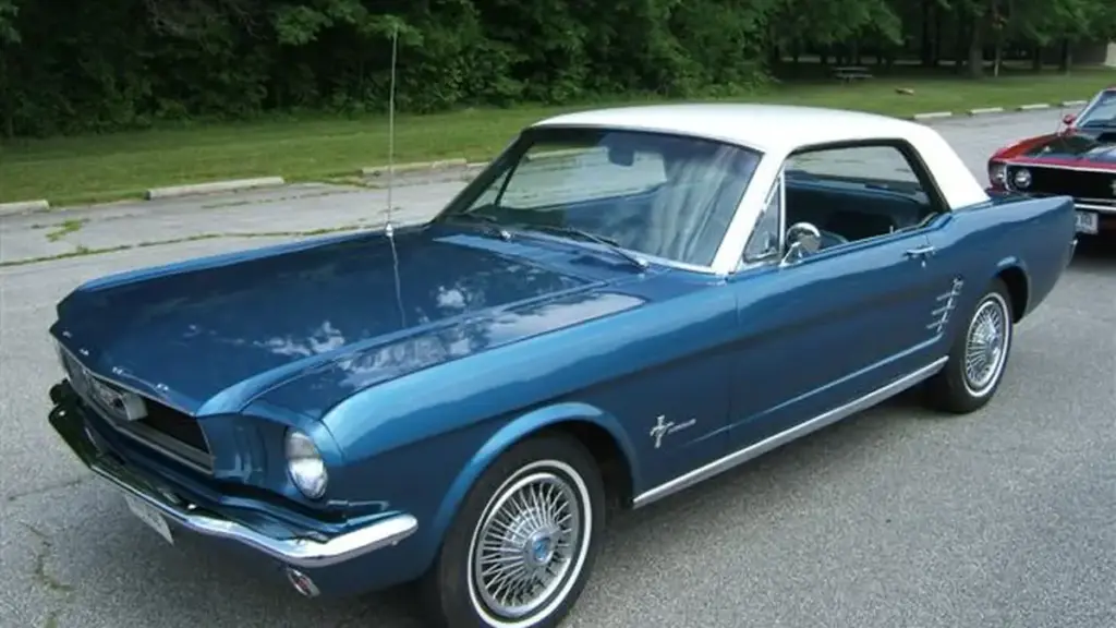 Classic Ford Mustang coupe parked outdoors representing collector vehicles
