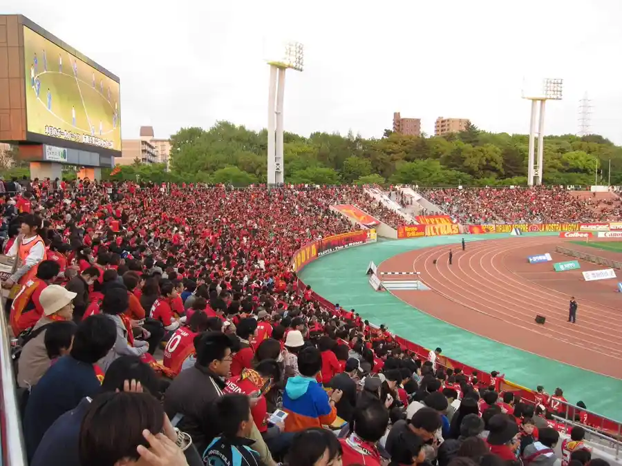 Mizuho Athletic Stadium exterior in Nagoya
