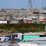 Township housing near Cape Town South Africa
