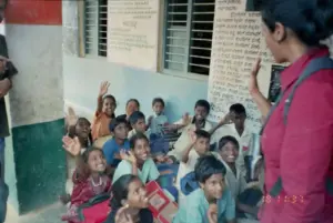 Indian classroom with students seated at desks used for Punjab Lecturer recruitment coverage.