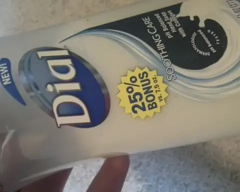 A bottle of liquid hand soap, the product category behind the FDA recall affecting six products across 15 states.