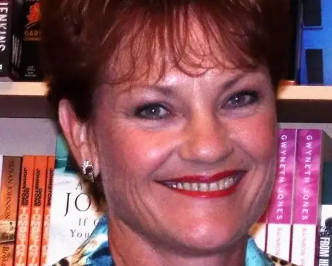 Pauline Hanson speaking during a public appearance