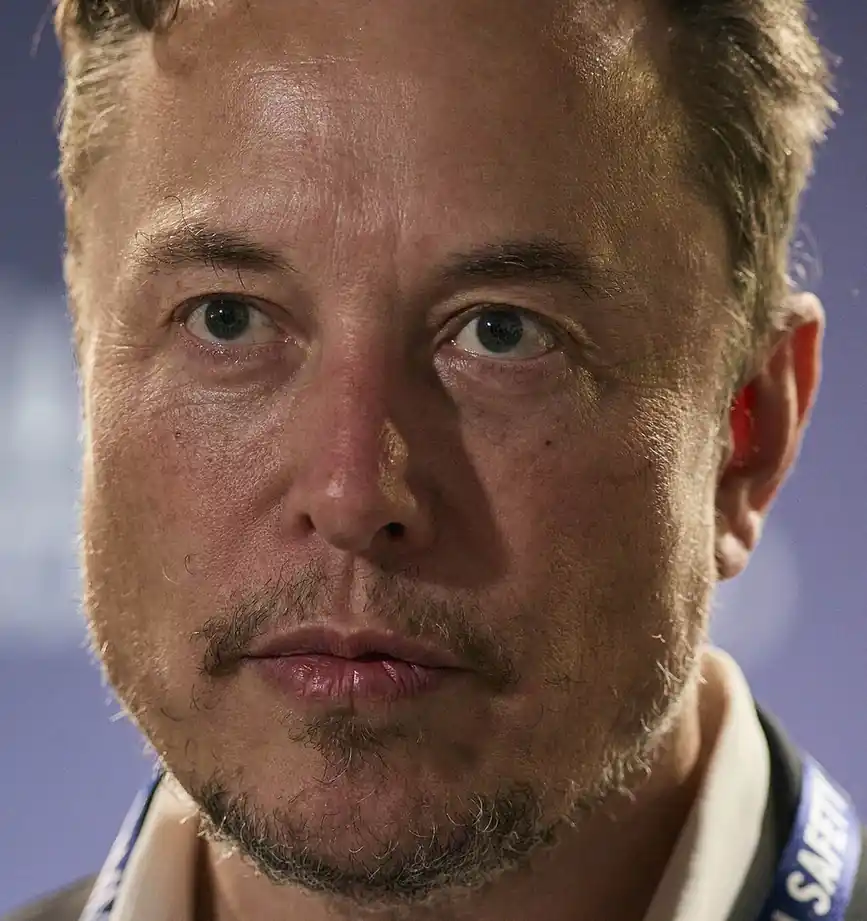 Elon Musk speaking at the UK AI Safety Summit at Bletchley Park