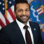 FBI Director Kash Patel in an official portrait