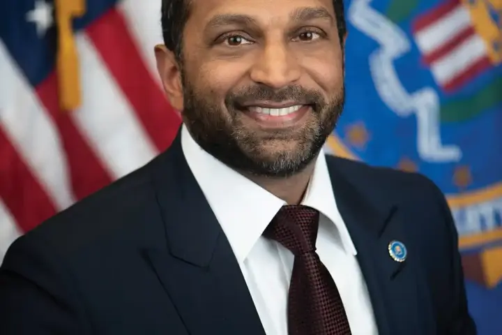 FBI Director Kash Patel in an official portrait