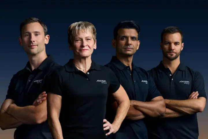 International Space Station image used for first Greek astronaut mission story.