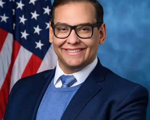 George Santos official congressional portrait