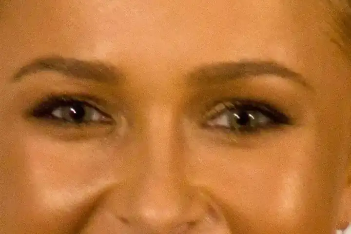 Hayden Panettiere smiling at Fan Expo Toronto in 2011, cropped from a licensed event photograph.