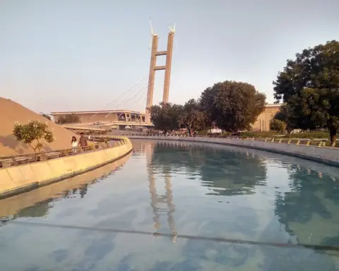 Mahatma Mandir convention centre in Gandhinagar, Gujarat