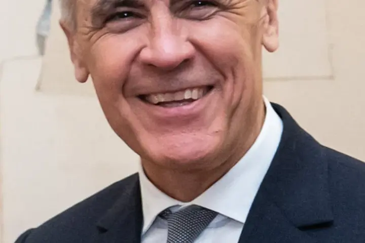 Portrait photograph of Canadian Prime Minister Mark Carney at an official event