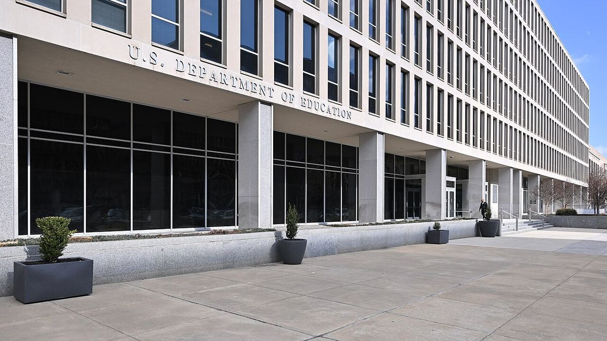 U.S. Department of Education building entrance in Washington, D.C.