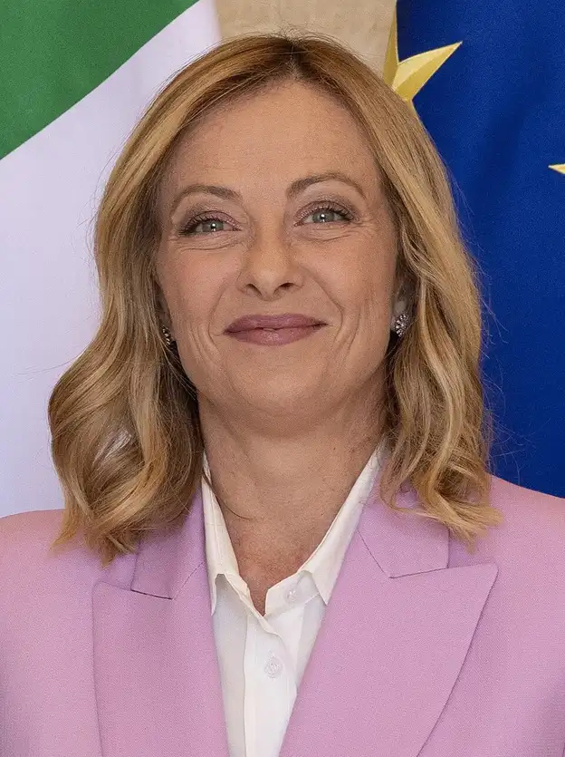Official portrait of Italian Prime Minister Giorgia Meloni