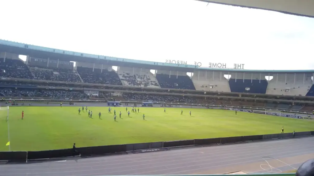 The interior of Kasarani Stadium in Nairobi, Kenya, the venue awarded the 2029 World Athletics Championships.