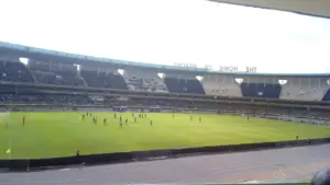 The interior of Kasarani Stadium in Nairobi, Kenya, the venue awarded the 2029 World Athletics Championships.