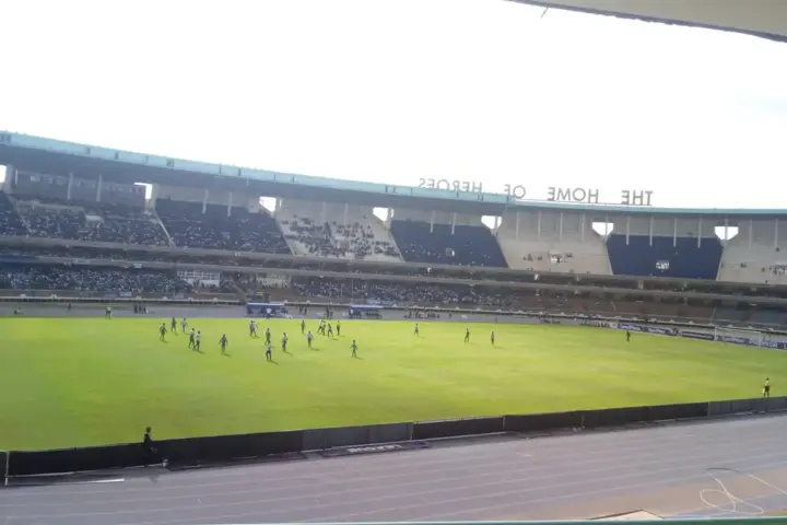 The interior of Kasarani Stadium in Nairobi, Kenya, the venue awarded the 2029 World Athletics Championships.