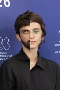 Split image of filmmakers Yuval Abraham (left) and Rachel Szor (right) at the 83rd Venice International Film Festival, whose documentary NAZA sparked Israeli military backlash.