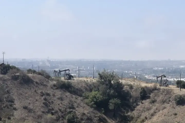 Oil pumpjacks in the Inglewood Oil Field
