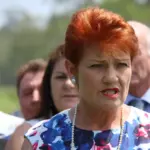 Pauline Hanson, the Australian politician whose qualified apology over indigenous remarks drew national attention.