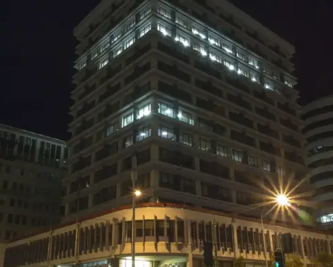 Reserve Bank of New Zealand headquarters in Wellington.