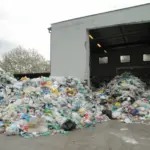 A materials recovery facility, the kind of recycling infrastructure behind the UK's still-unpublished circular economy growth plan.