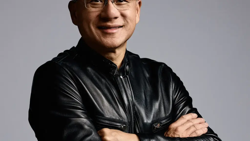 NVIDIA CEO Jensen Huang in an official company portrait
