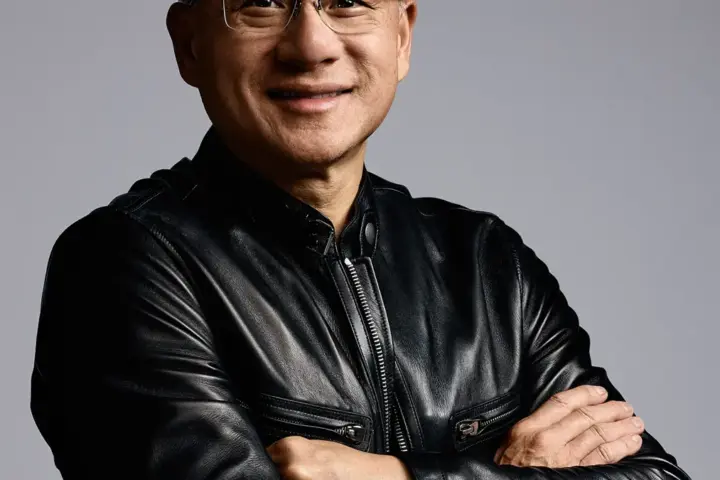 NVIDIA CEO Jensen Huang in an official company portrait