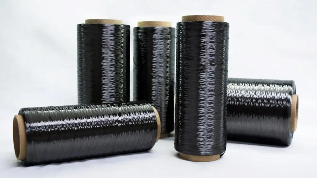 Carbon fiber composite material with woven texture