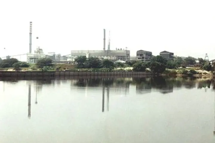 Paper mill in Karur district, Tamil Nadu, India