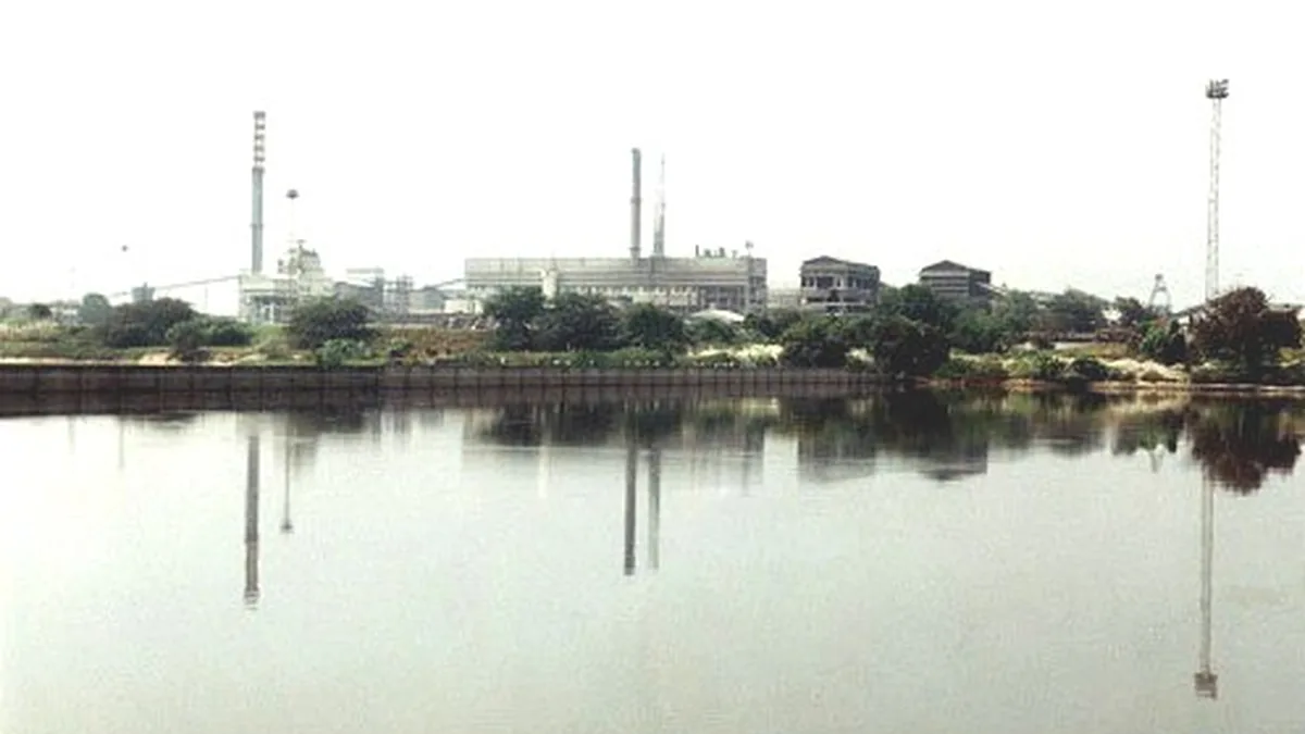 Paper mill in Karur district, Tamil Nadu, India