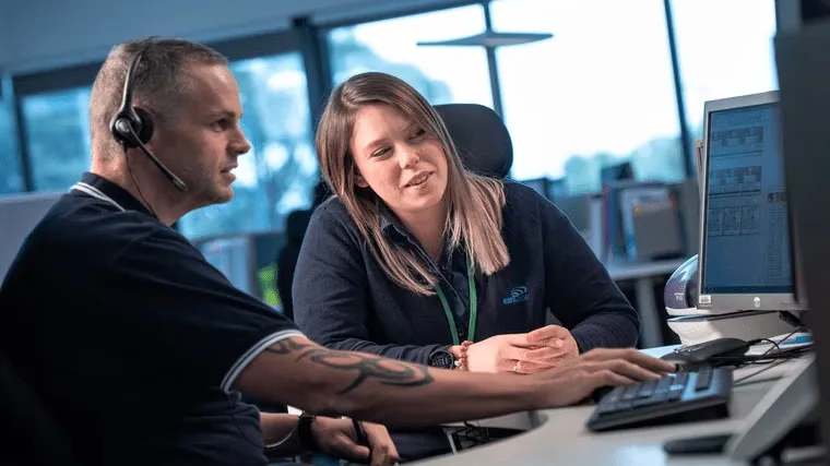 Emergency communications officers working at an Australian Triple Zero control centre