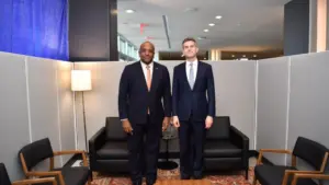 Surinamese and Dutch officials meeting during visa procedure talks in New York