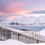 Exterior of the Svalbard Global Seed Vault in Norway
