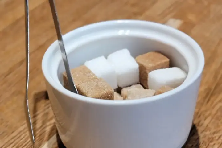 Sugar displayed in a bowl as a visual for a food recall