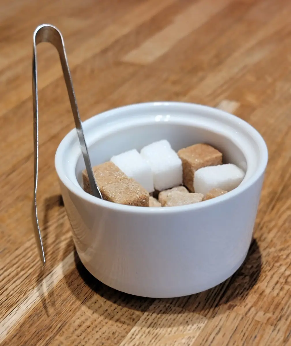 Sugar displayed in a bowl as a visual for a food recall